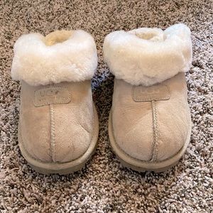 Ugg Collette slippers, size 8, light tan